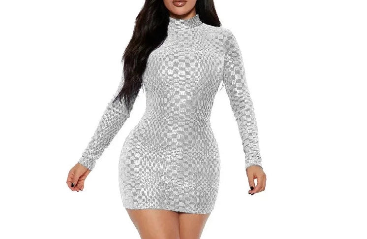 Sequin Bodycon Mini Dress