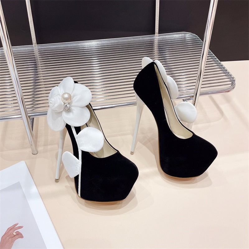 Platform Pumps High Heels Shoes EMJP TRENDS