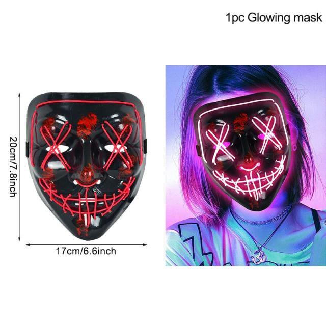 LED Halloween Mask