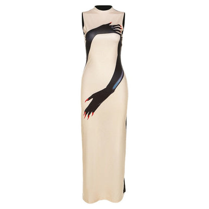 Maxi Dress  Casual Sleeveless O-neck