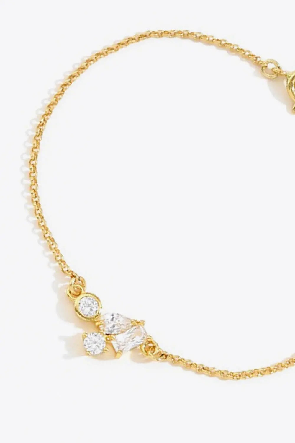 18K Gold Plated Zircon Bracelet Trendsi