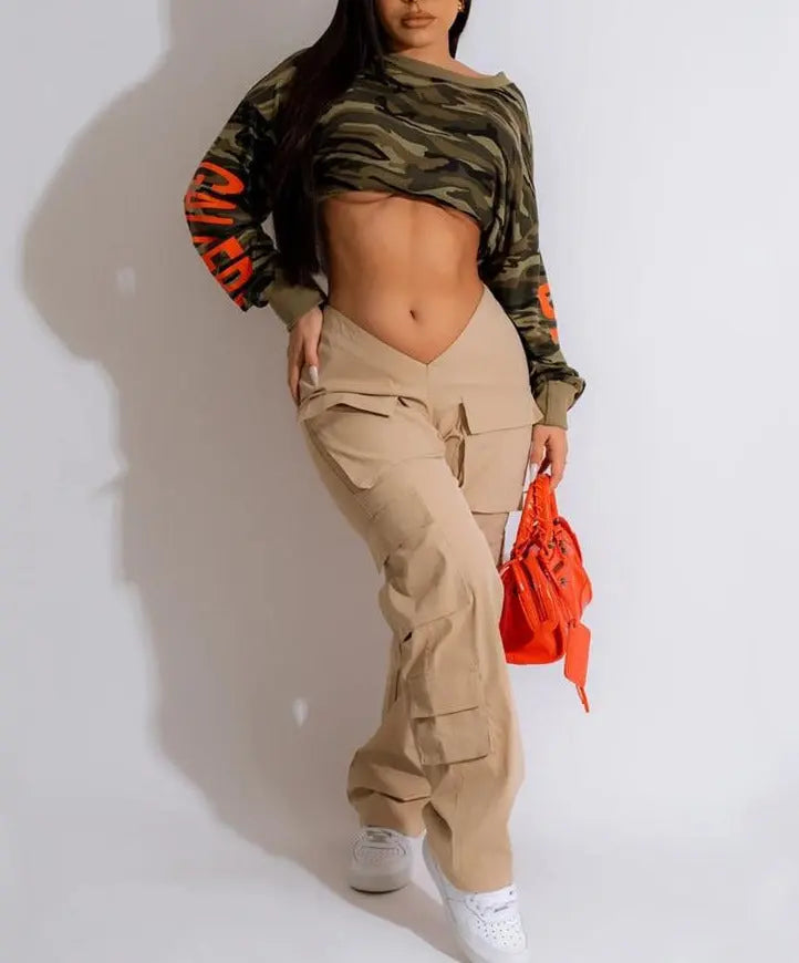 Camouflage T Shirts Club Outfit