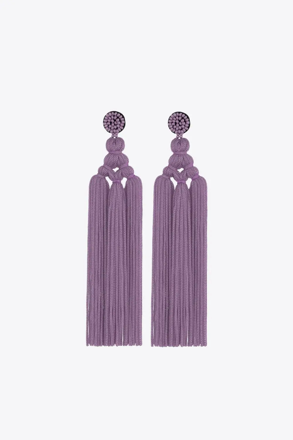 Beaded Tassel Earrings Trendsi