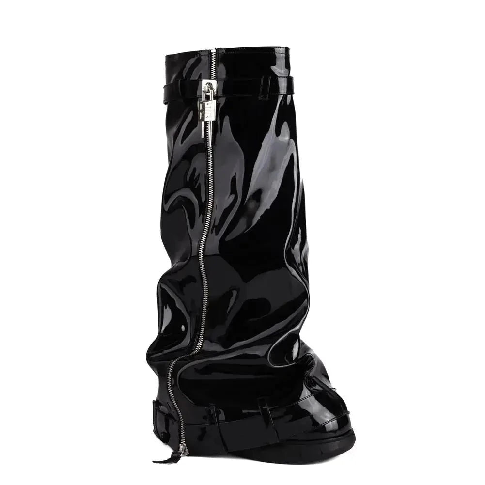Women's Boots Wedges Mid Calf Booties - Image #6