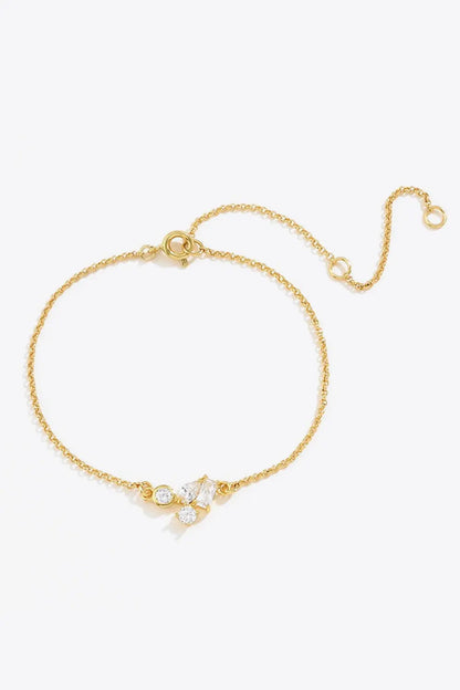 18K Gold Plated Zircon Bracelet Trendsi