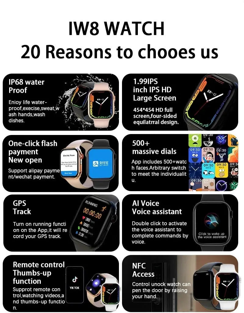 2023 Smart Watch Women Series 8 2.0 EMJP TRENDS