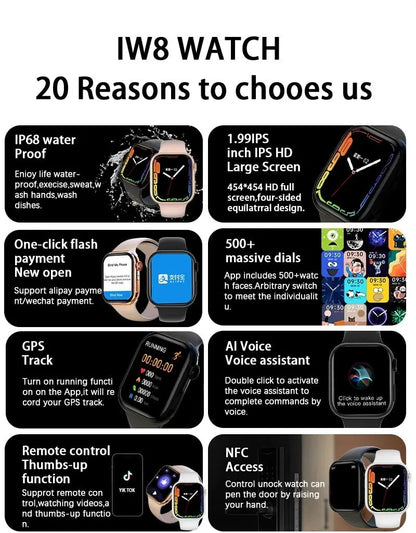 2023 Smart Watch Women Series 8 2.0 EMJP TRENDS