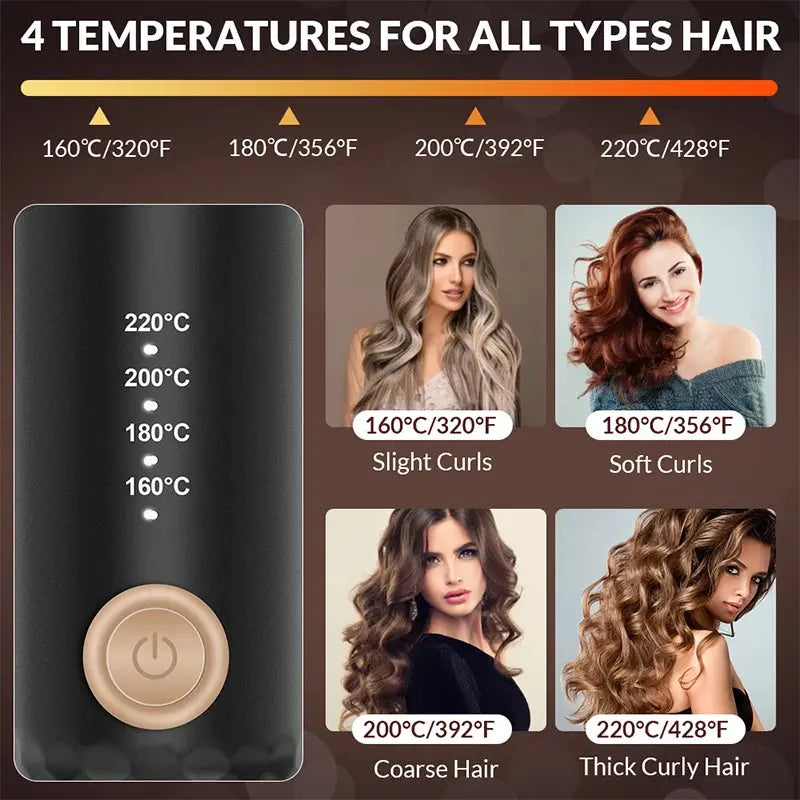 Automatically  Loop Roller Electric Curly Waver Iron - Image #1