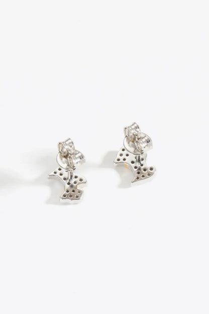 Puppy Zircon 925 Sterling Silver Stud Earrings Trendsi