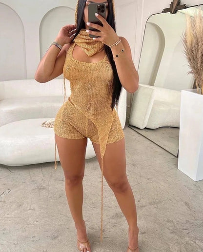 Two Piece Cover Up Suit
