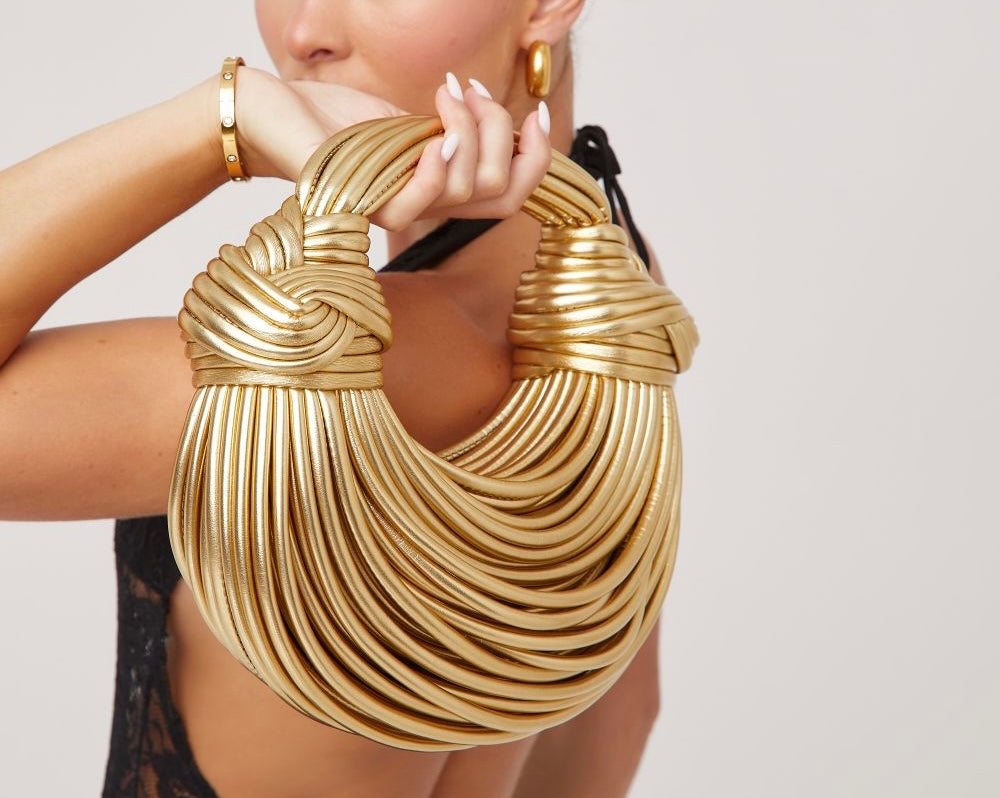 Noodle Bags Rope Knotted Handbags