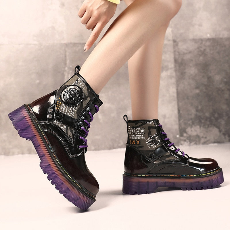 Genuine leather Women's Winter Ankle Women