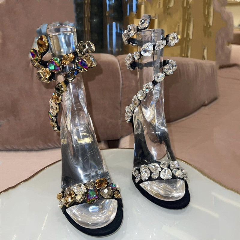 Colored Diamond High Heels