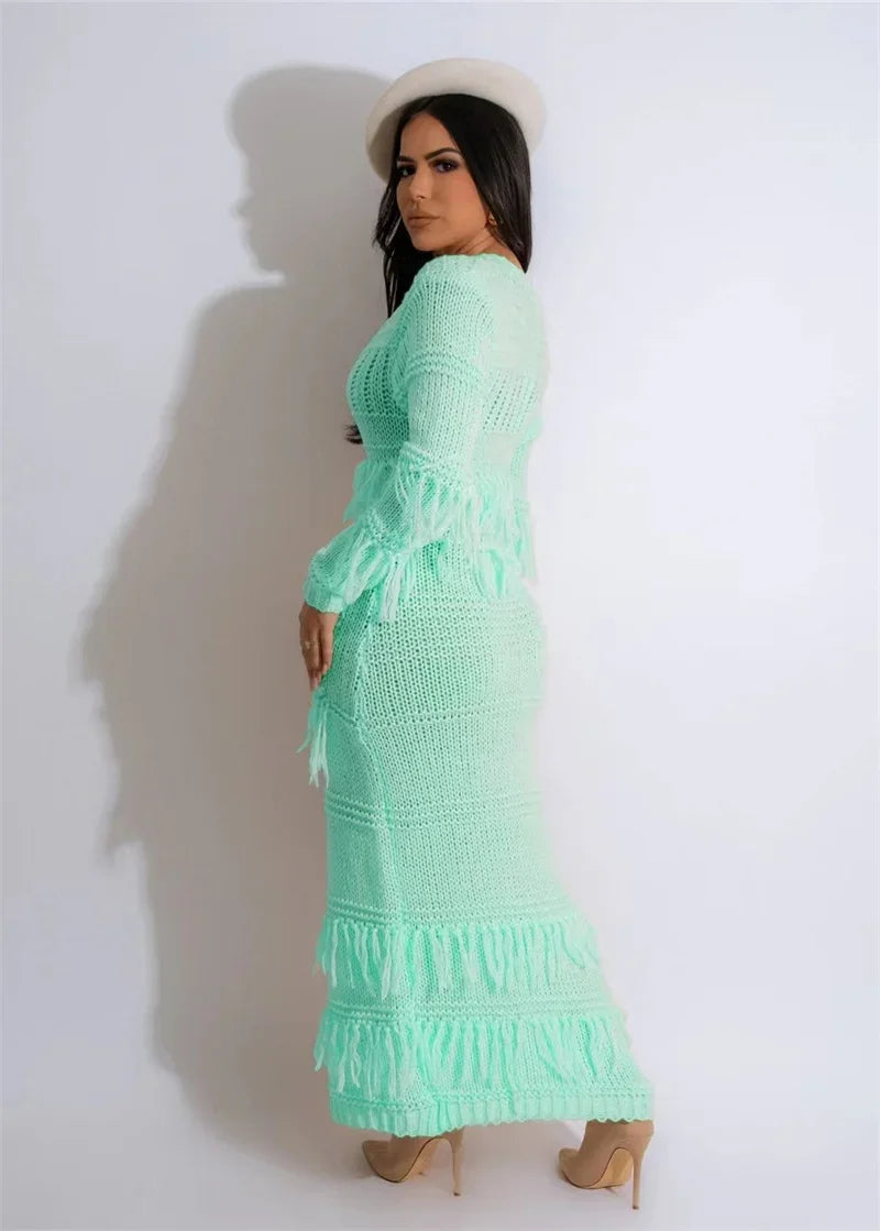 Nao Knitted Sweater Dress