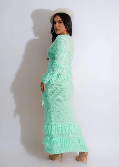 Nao Knitted Sweater Dress