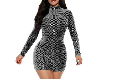 Sequin Bodycon Mini Dress
