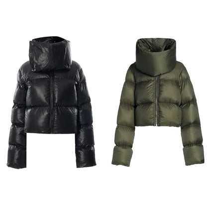 Quilted Jackets Wrap Collar Jackets Coat