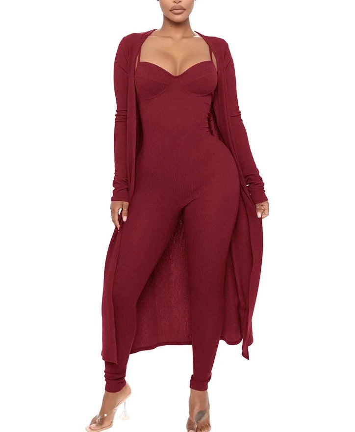 Suspenders V-neck Jumpsuit
