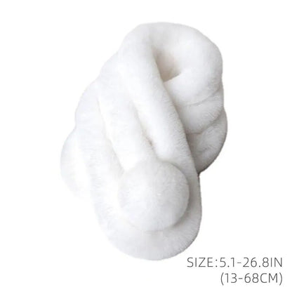 Winter Warmer Soft Fur Scarf Women