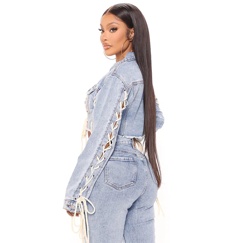 Women's Jeans Coat New Loose Skinny Jeans Jacket