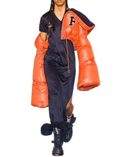 Winter Puffer Jacket Zip Up Warm Jackets