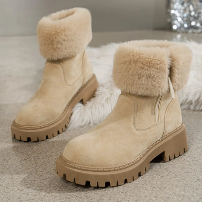 Women's Non Slip Thick Plush Snow Boots