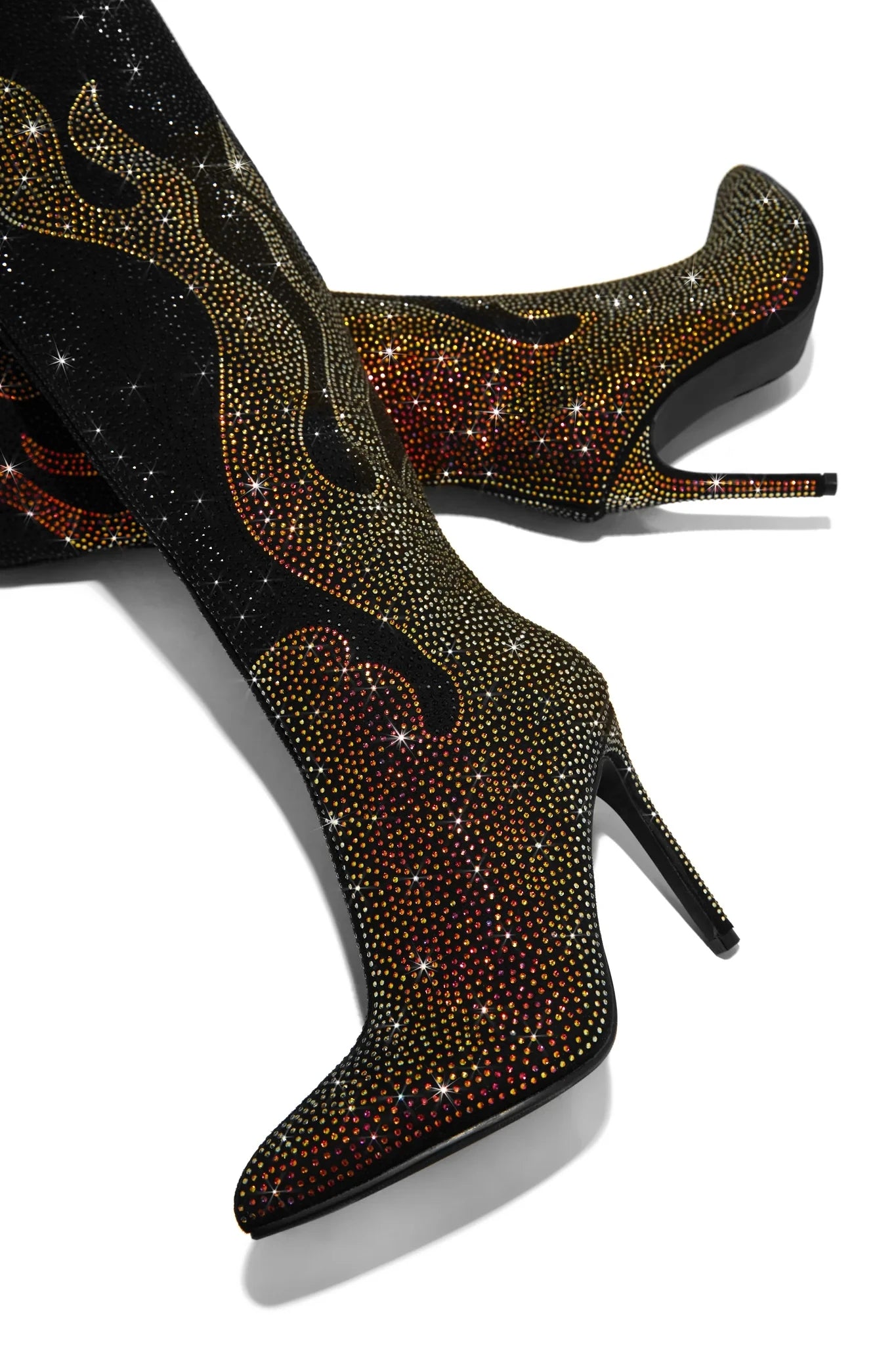 Glitter Banquet Over The Knee Boots