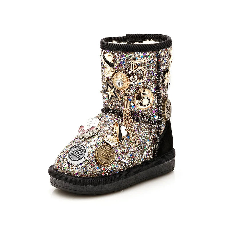 Snow Boot Metal Cottont