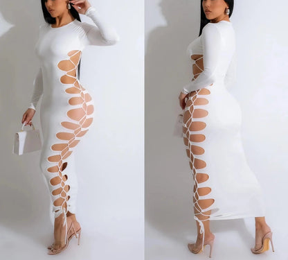 Hollow Out Bandage Dress