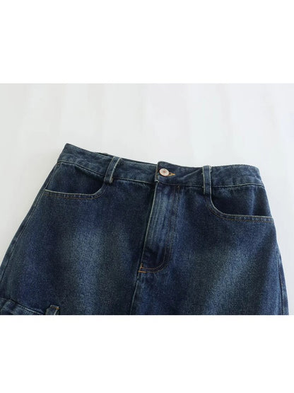 Denim Mini Skirt Women EMJP TRENDS