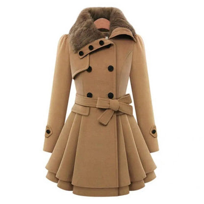 Coat Oversize Turndown Overcoat Jackets