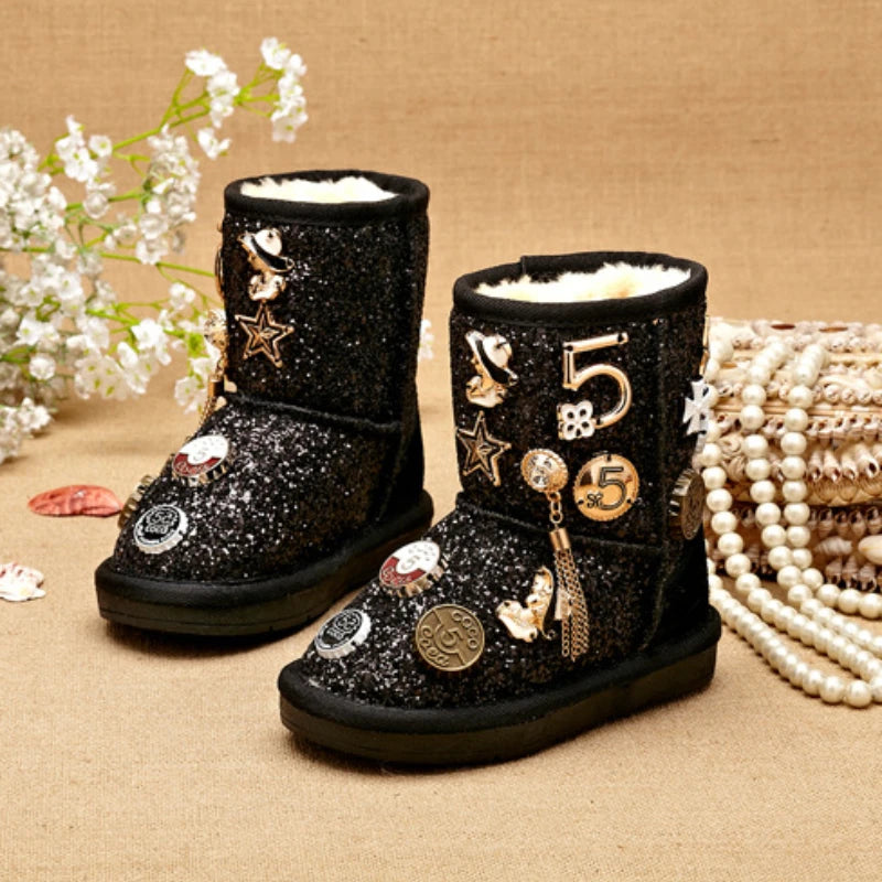 Snow Boot Metal Cottont