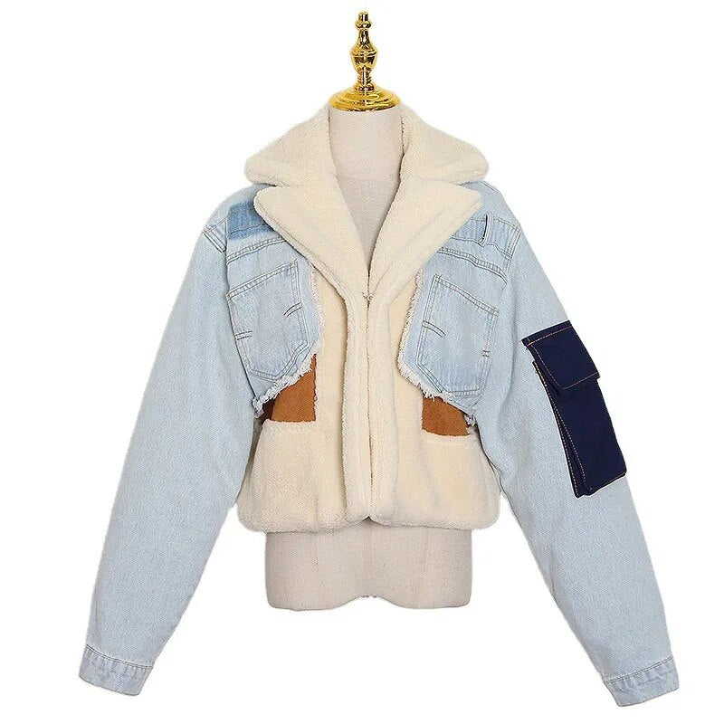 Winter Open Stitch Hoodies Jackets