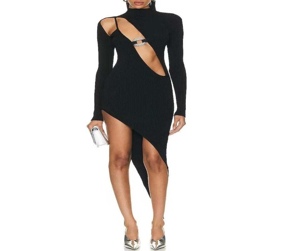 Long split dresses