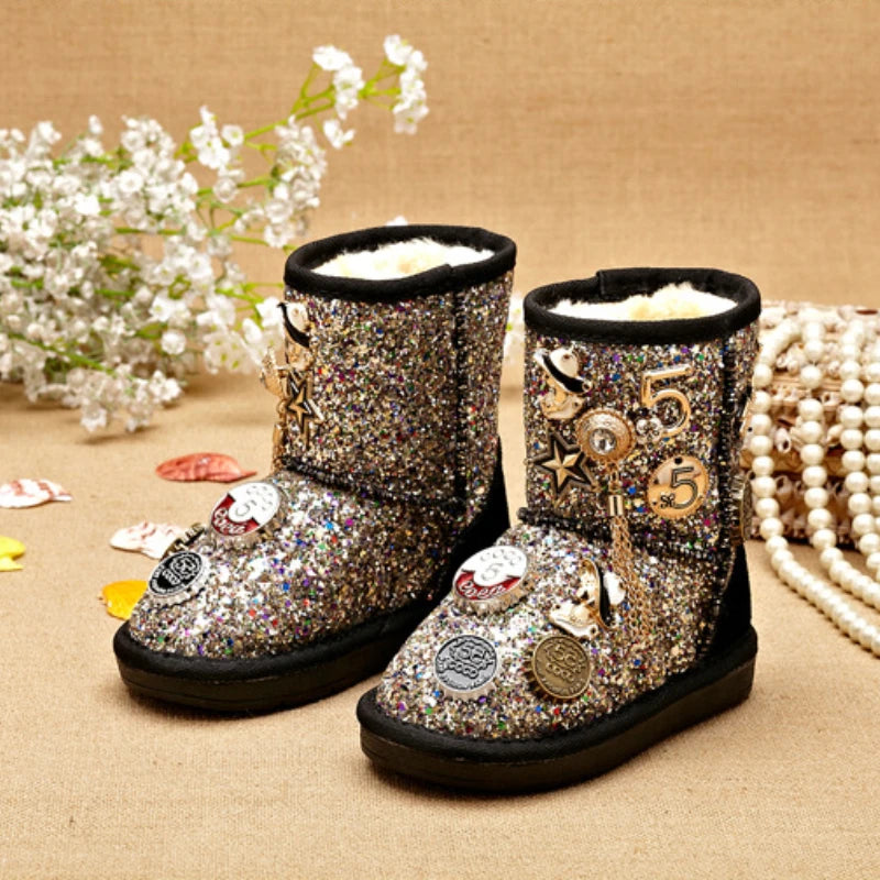 Snow Boot Metal Cottont