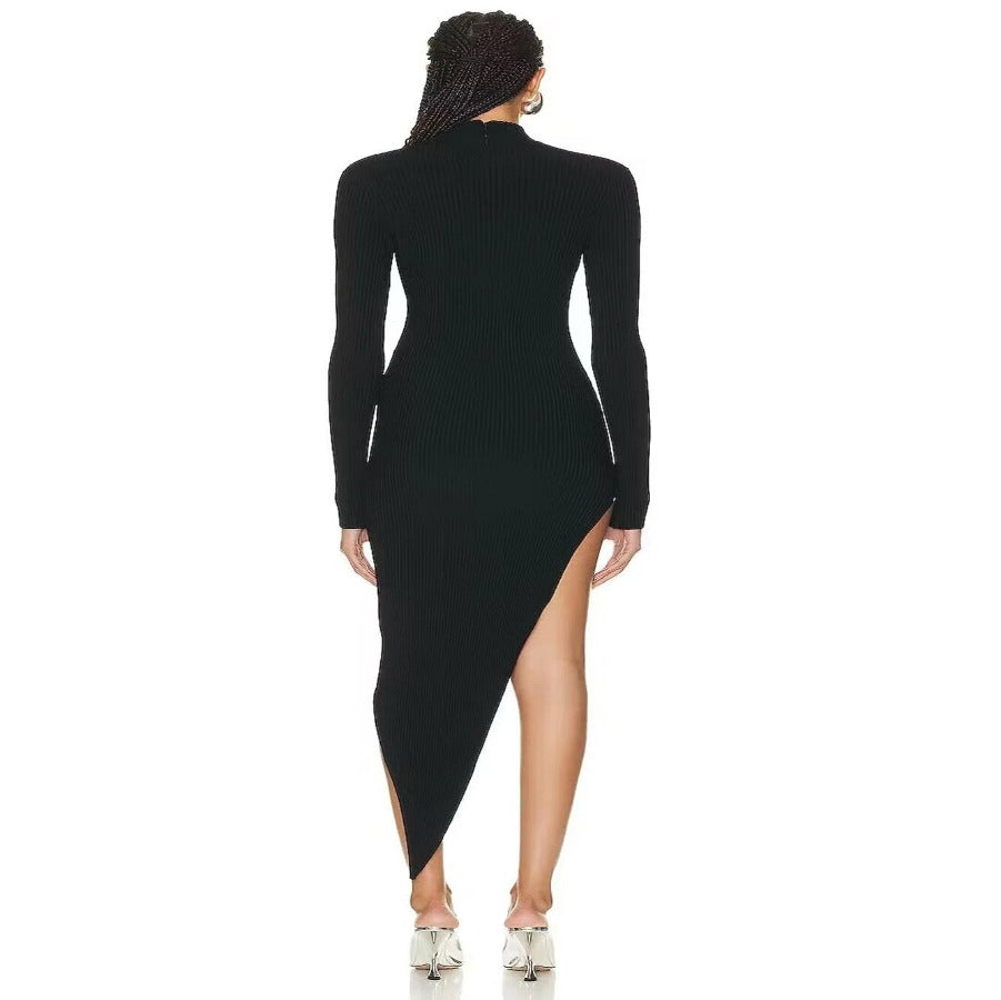 High Split Bodycon Bandage Dress