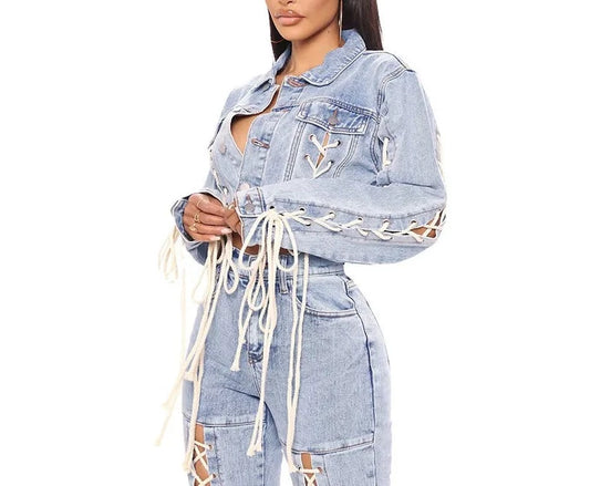 Women's Jeans Coat New Loose Skinny Jeans Jacket