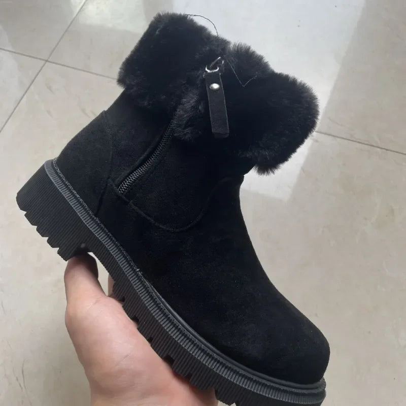 Women's Non Slip Thick Plush Snow Boots