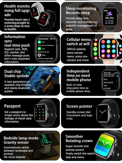 2023 Smart Watch Women Series 8 2.0 EMJP TRENDS