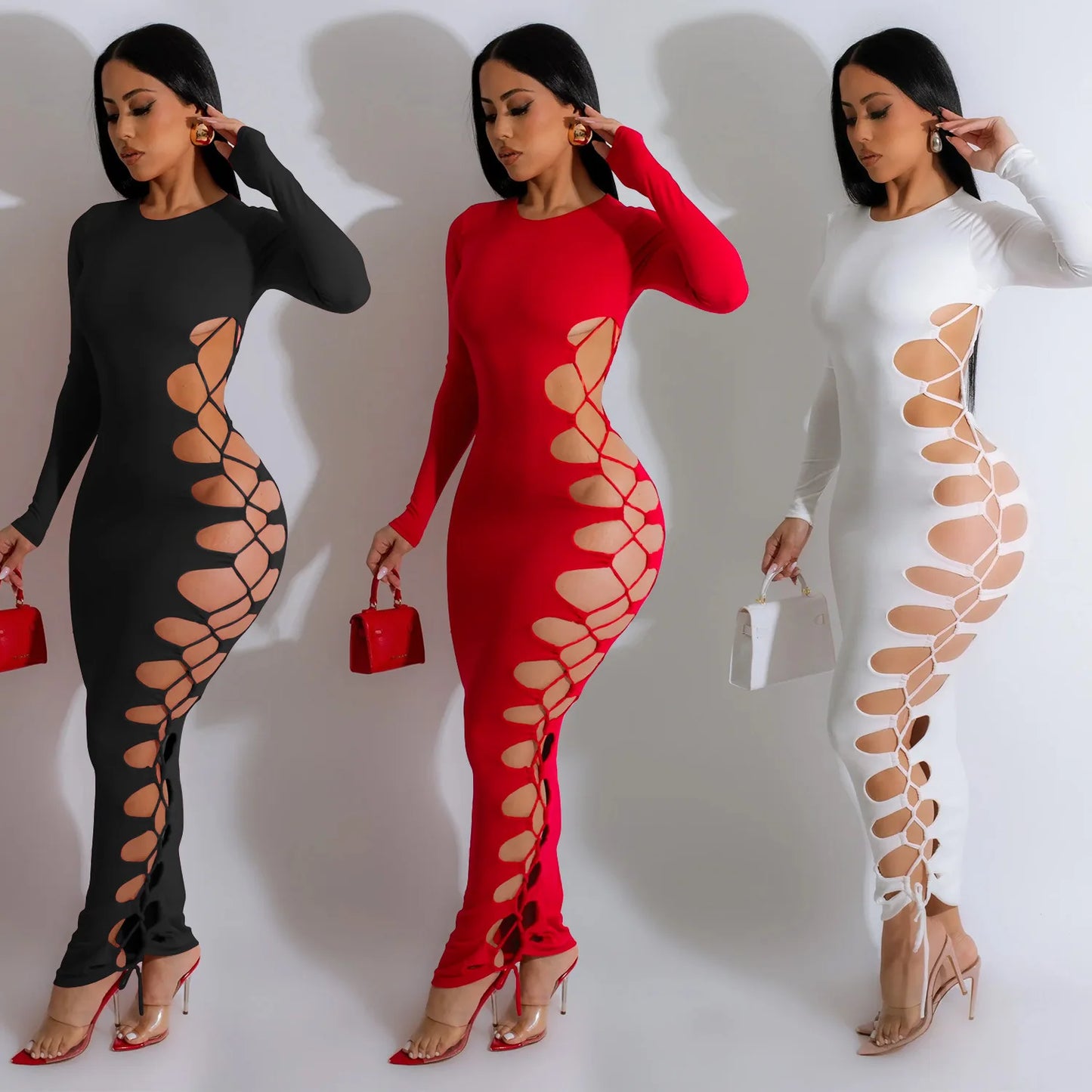 Hollow Out Bandage Dress