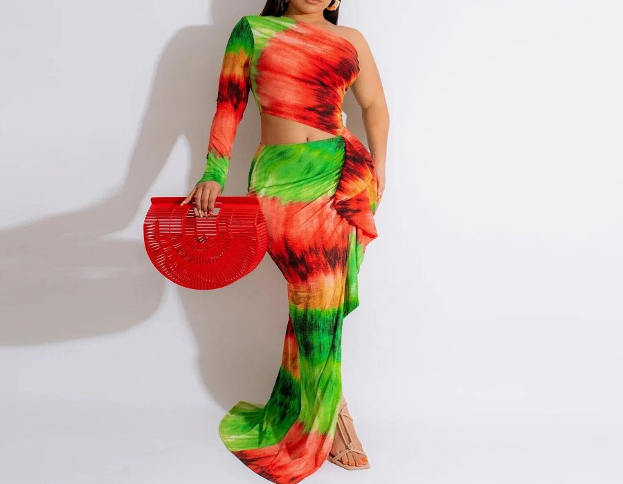 Tie Dye dresslong dress