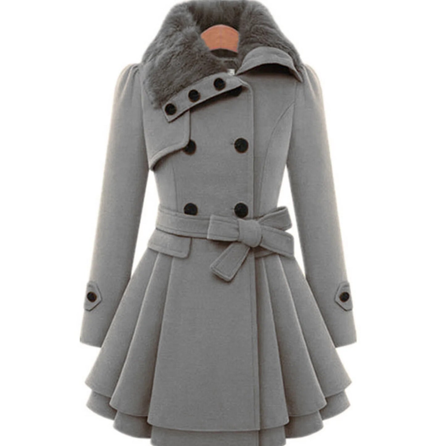 Coat Oversize Turndown Overcoat Jackets