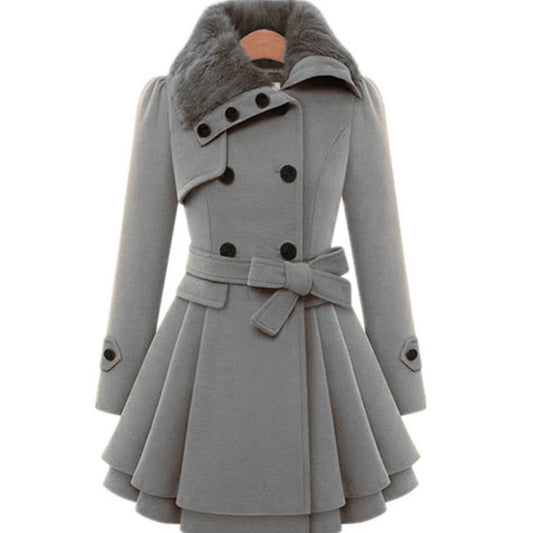 Coat Oversize Turndown Overcoat Jackets