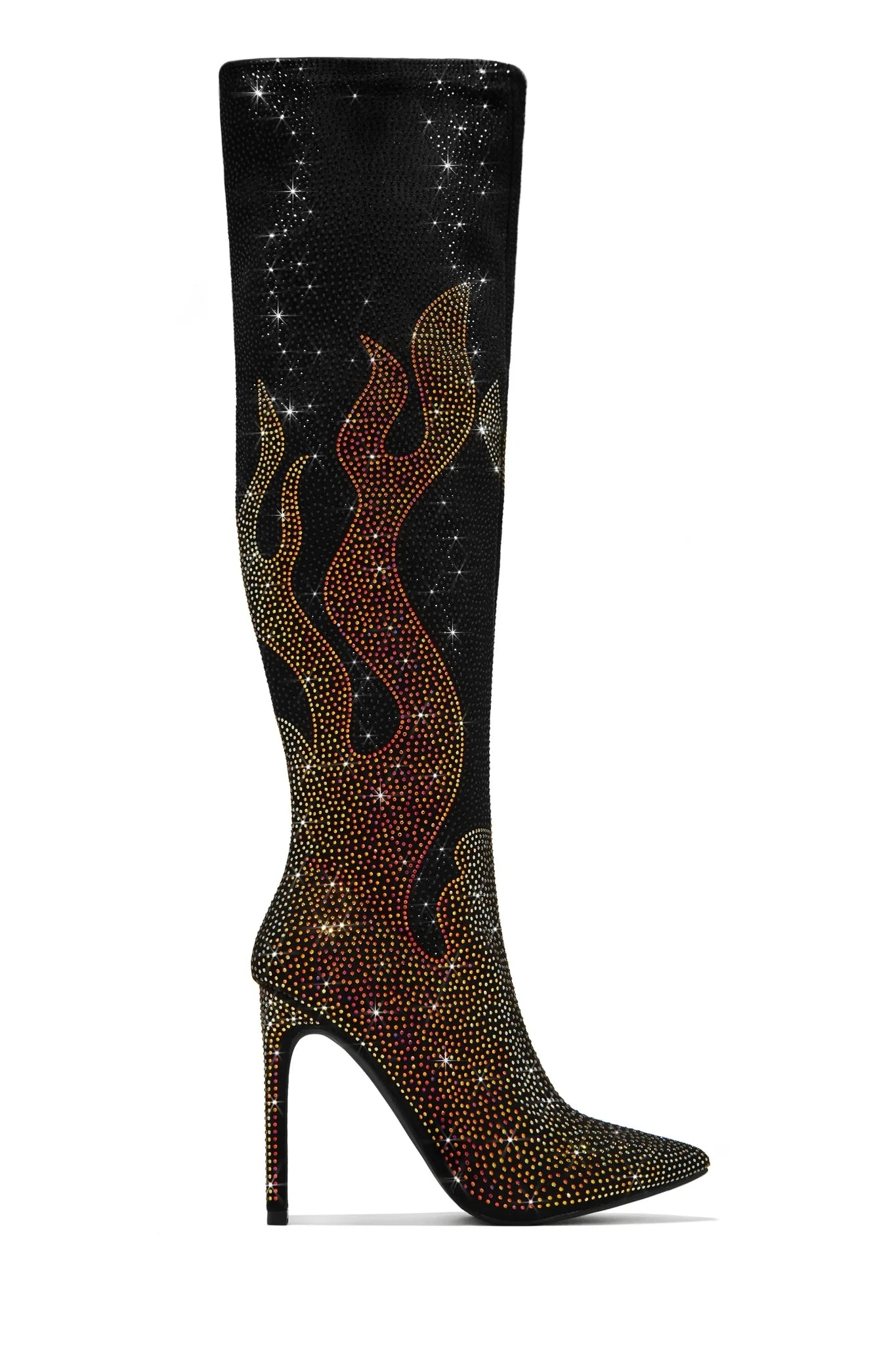 Glitter Banquet Over The Knee Boots