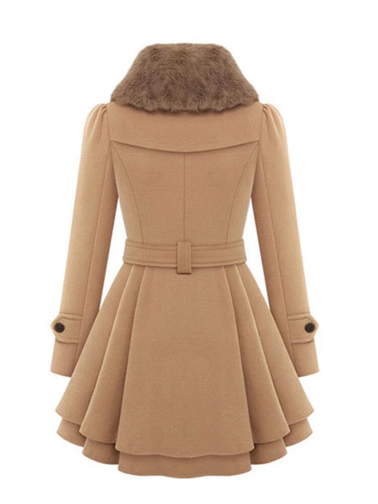 Coat Oversize Turndown Overcoat Jackets
