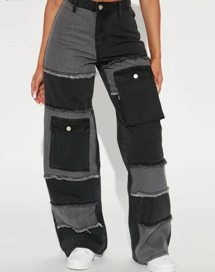 women's patch pants