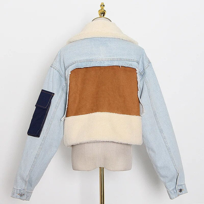 Winter Open Stitch Hoodies Jackets
