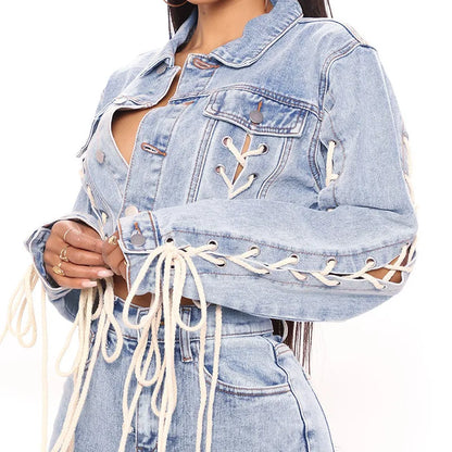 Women's Jeans Coat New Loose Skinny Jeans Jacket