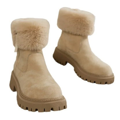 Women's Non Slip Thick Plush Snow Boots