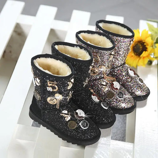 Snow Boot Metal Cottont